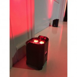 Location projecteur led autonome sur batterie RGBW 3x8W Eurolite Akku