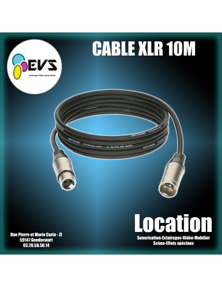 CABLE XLR 10M