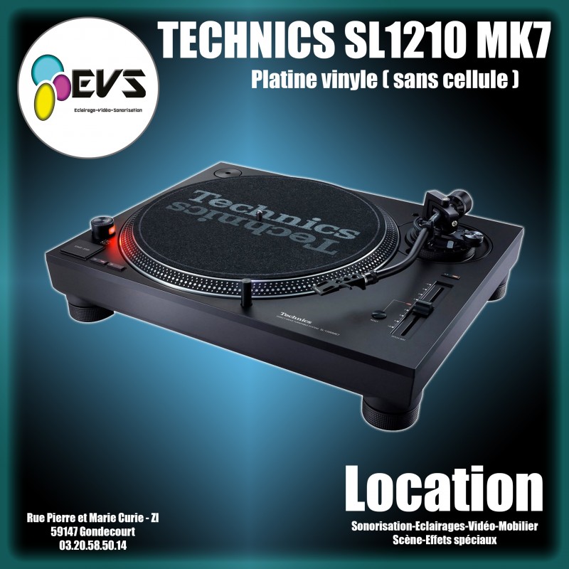 SL-1210 MK7 Platine vinyle Technics