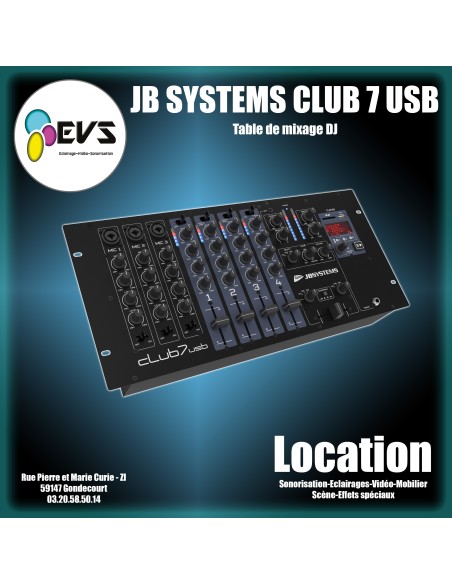 JB SYSTEMS - CLUB 7 USB