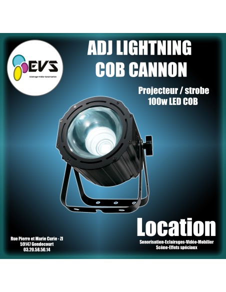 ADJ - LIGHTNING COB CANNON