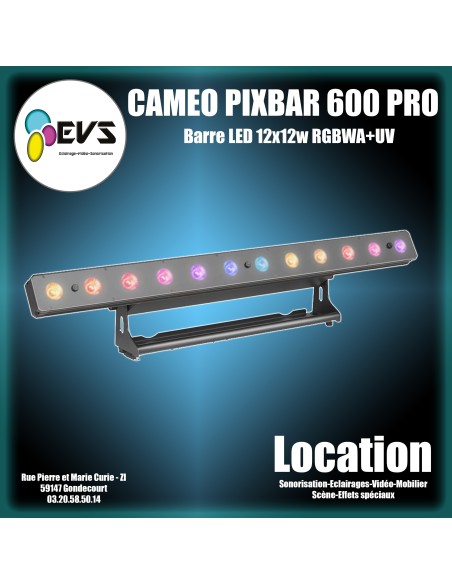 CAMEO - PIXBAR 600 PRO