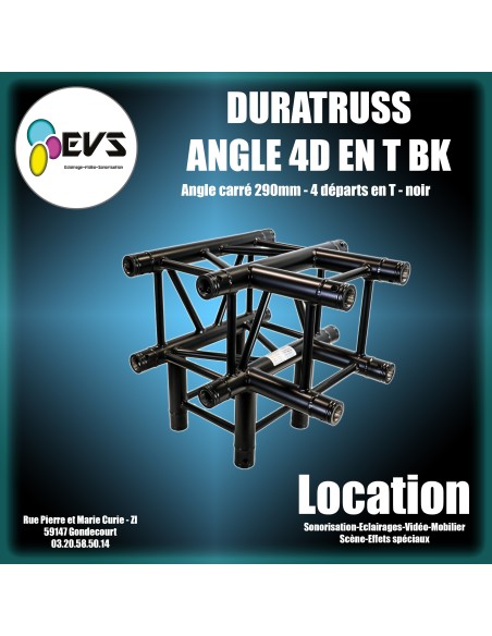 DURATRUSS - ANGLE 4D T BLACK