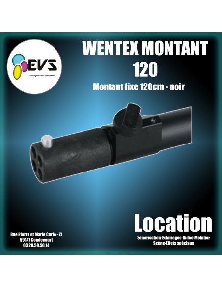 WENTEX - MONTANT FIXE 120 cm