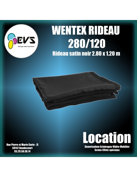 WENTEX - RIDEAU NOIR 280/120