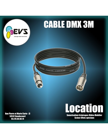 CABLE DMX 3M