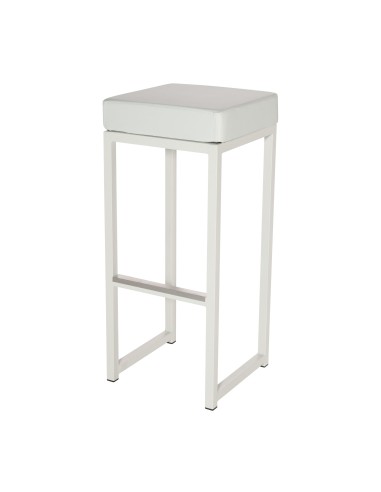 KUBO SMART BAR - TABOURET HAUT BLANC