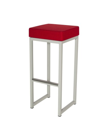 KUBO SMART BAR - TABOURET HAUT BLANC