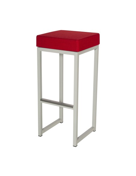 KUBO SMART BAR - TABOURET HAUT BLANC