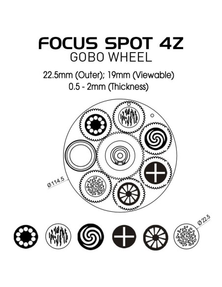 ADJ - FOCUS SPOT 4 WHITE