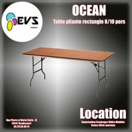 OCEAN - TABLE RECT 8/10...