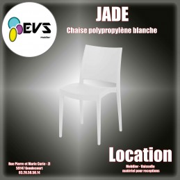 CHAISE JADE BLANCHE