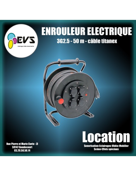 ENROULEUR 3G2.5 - 50M