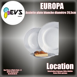 EUROPA - ASSIETTE PLATE 20,5CM