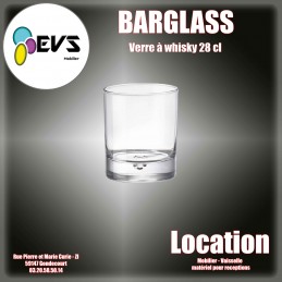 BARGLASS - VERRE WHISKY 28CL