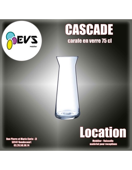 CASCADE - CARAFE EN VERRE 75CL