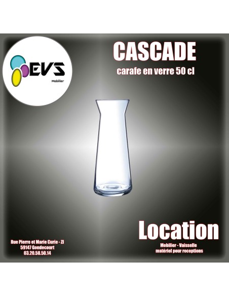 CASCADE - CARAFE EN VERRE 50CL