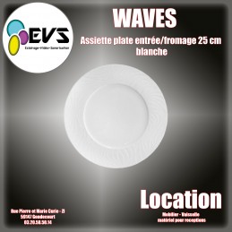 WAVES - ASSIETTE PLATE 25CM