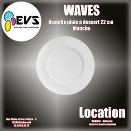 WAVES - ASSIETTE PLATE 22CM