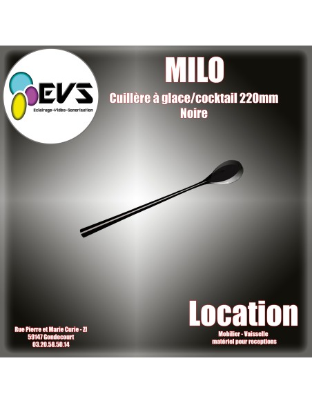 MILO - CUILLERE COCKTAIL/GLACE NOIRE