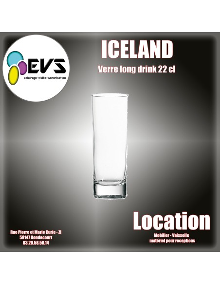 ICELAND - VERRE LONG DRINK 22CL