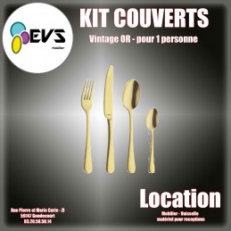 KIT COUVERTS VINTAGE OR  (1...
