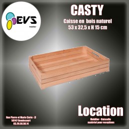 CASTY - CAISSE BOIS GN1/1 H150