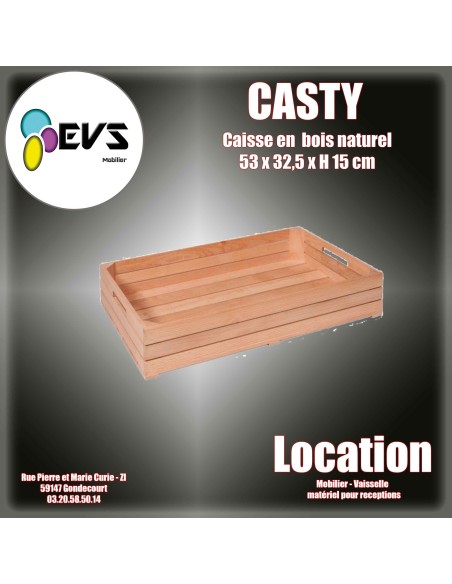 CASTY - CAISSE BOIS GN1/1 H150