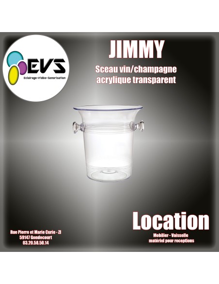JIMMY - SCEAU VIN/CHAMPAGNE ACRYLIQUE