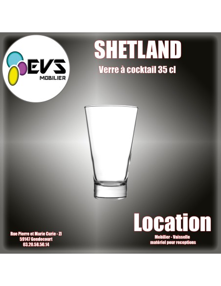SHETLAND - VERRE COCKTAIL 35CL