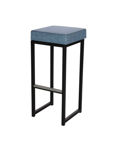 KUBO SMART BAR - TABOURET HAUT NOIR