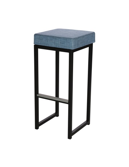 KUBO SMART BAR - TABOURET HAUT NOIR