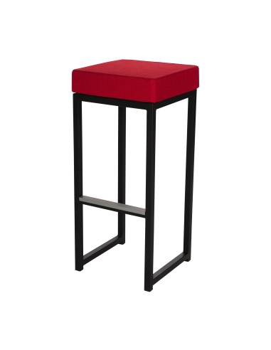KUBO SMART BAR - TABOURET HAUT NOIR