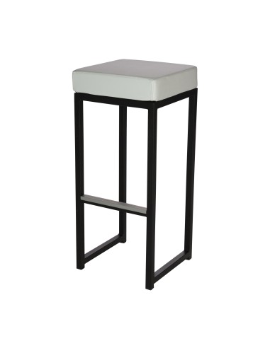 KUBO SMART BAR - TABOURET HAUT NOIR
