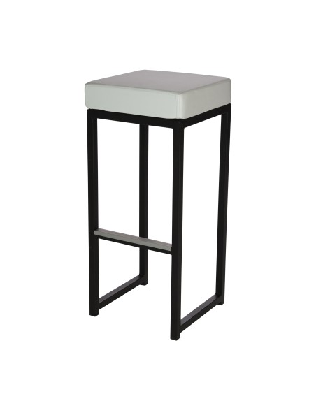 KUBO SMART BAR - TABOURET HAUT NOIR