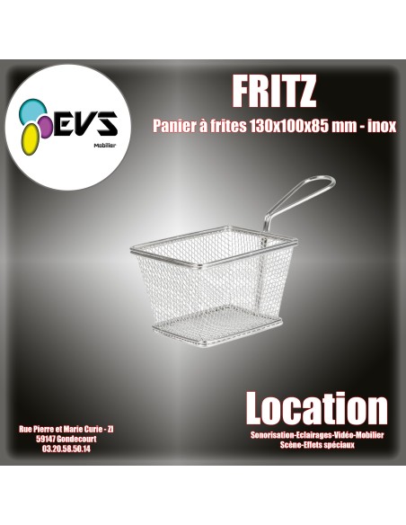 FRITZ - PANIER FRITEUSE INOX