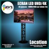 ECRAN LED 85" UHD 4K SUR TOTEM