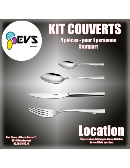 KIT COUVERTS STUTTGART  (1 PERS)