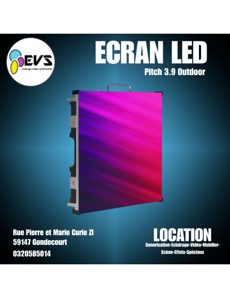 ECRAN LED Pitch 3.9 Outdoor