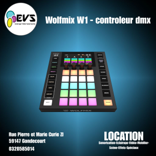 Wolfmix W1- controleur dmx