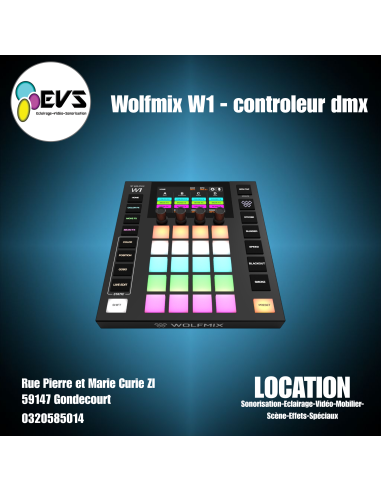 Wolfmix W1- controleur dmx