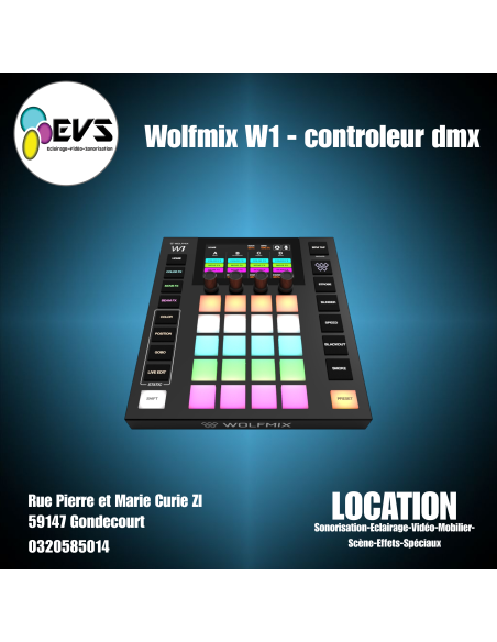 Wolfmix W1- controleur dmx
